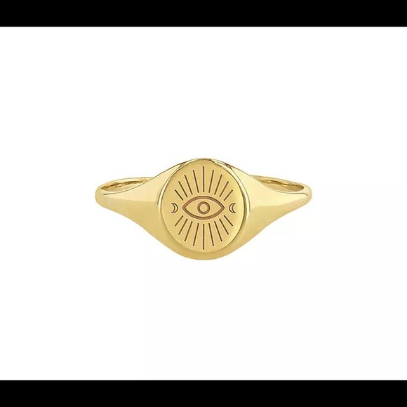 Evil Eye Signet Ring | Kindred Row & Inner Eye Ceramic Dish | Goddess Provisions - Picture 8 of 10